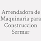 Logo Arrendadora de Maquinaria para Construccion Sermar_976