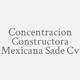 Logo Concentracion Constructora Mexicana Sade Cv_18851