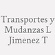 Logo Transportes y Mudanzas L Jimenez T_15040