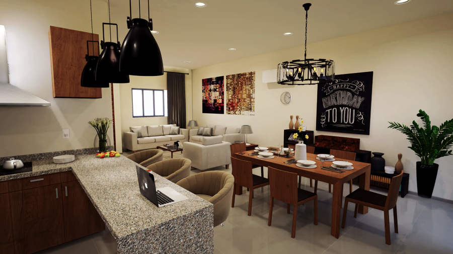 Comedor casa proyecto veredas del mar lote 164 | Mazatlan sinaloa