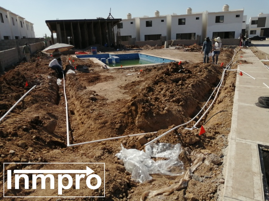 Sistema de riego casa club