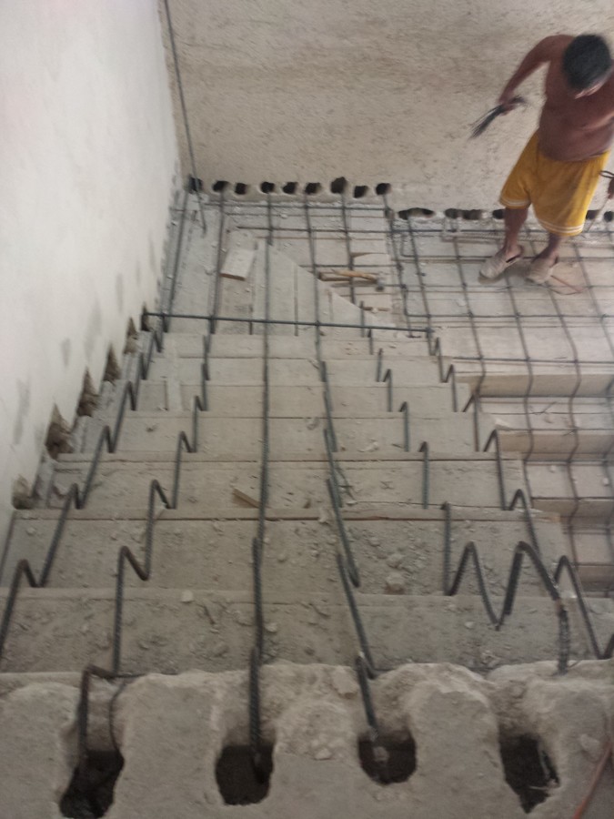 COLOCACION DE VARILLAS EN ESCALERA