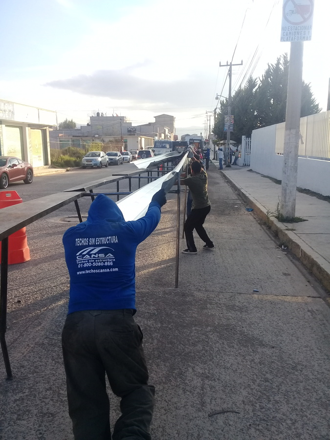 ROLADO DE LAMINA PARA TECHO AUTOPORTANTE