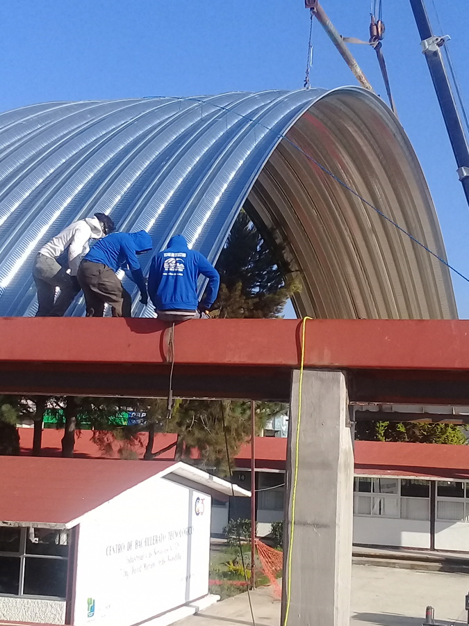 ASEGURAMIENTO DE LAMINA EN CANALON