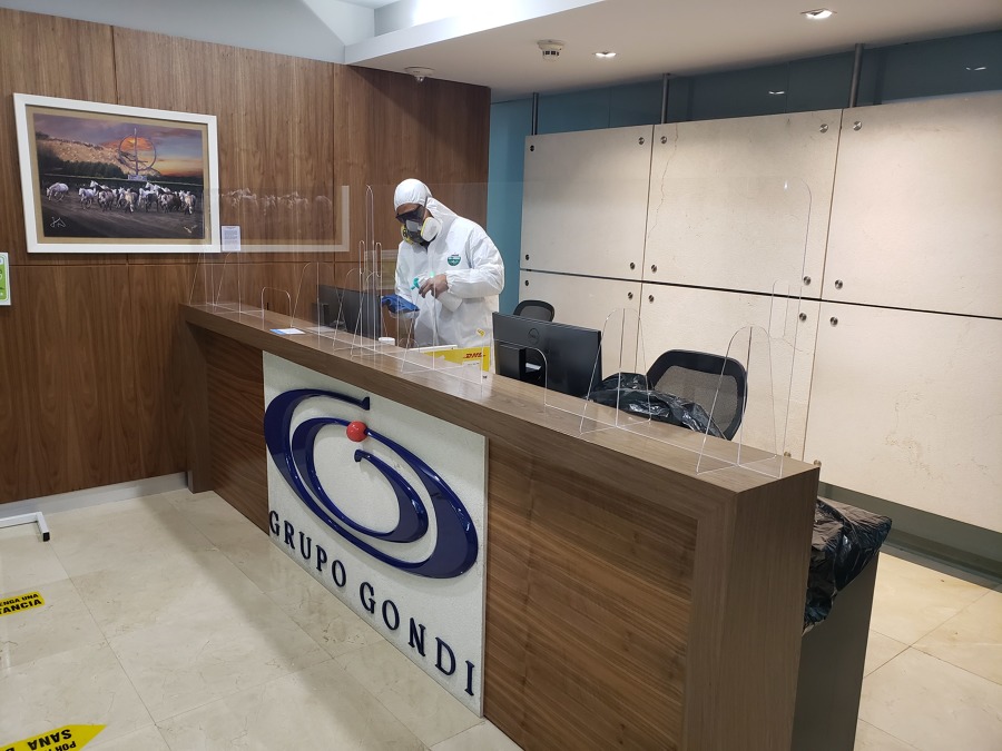 Desinfección en Oficinas