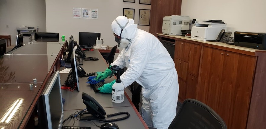 Desinfección en Oficinas
