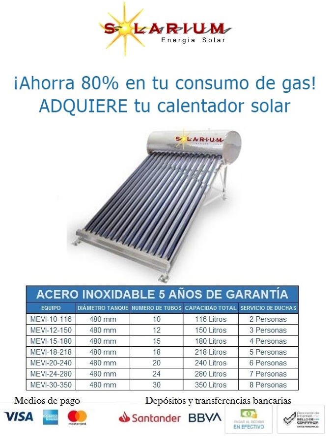 Calentadores Solares