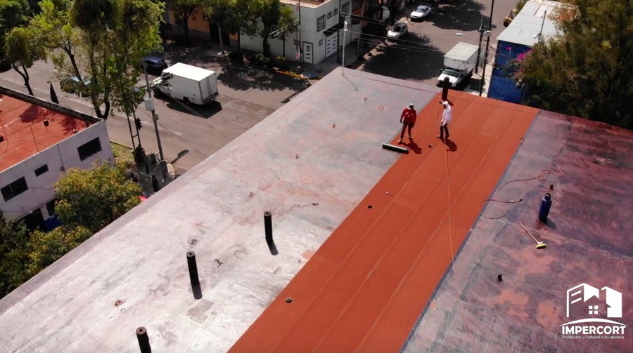 Impermeabilizante prefabricado rojo terracota (rollo 4.0 mm)