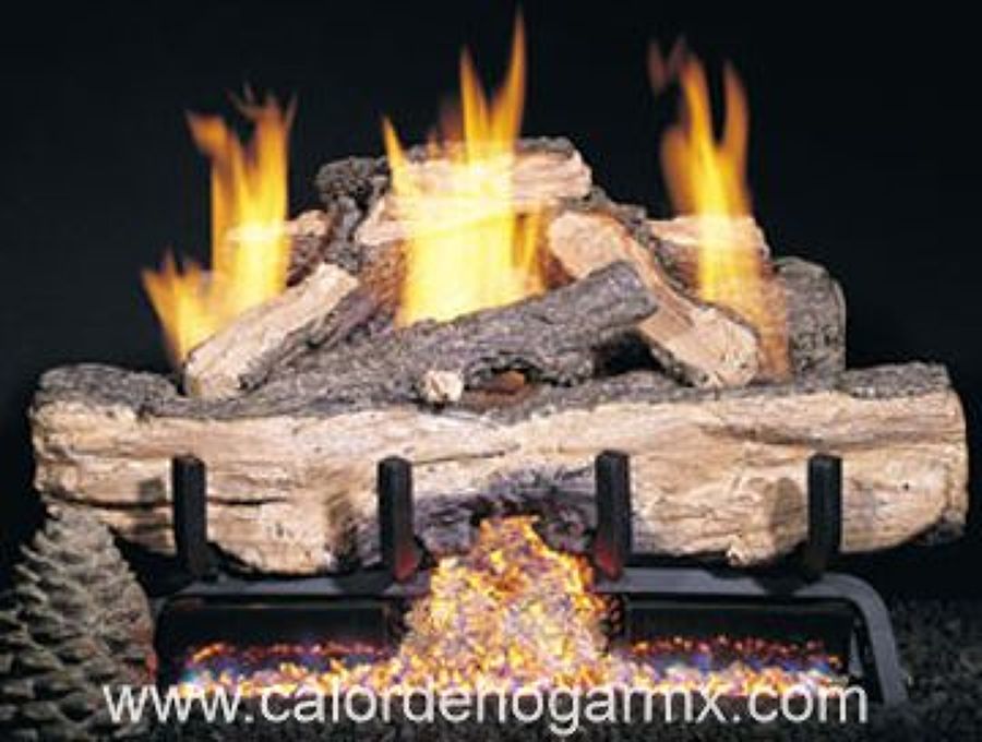 Leños a gas para chimenea