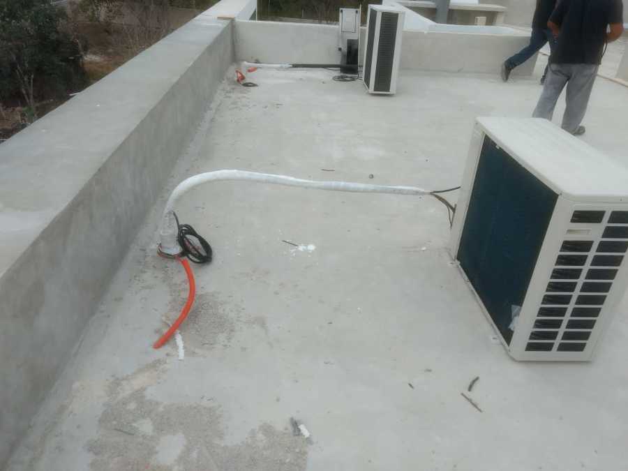 Instalación de equipos aire acondicionado.