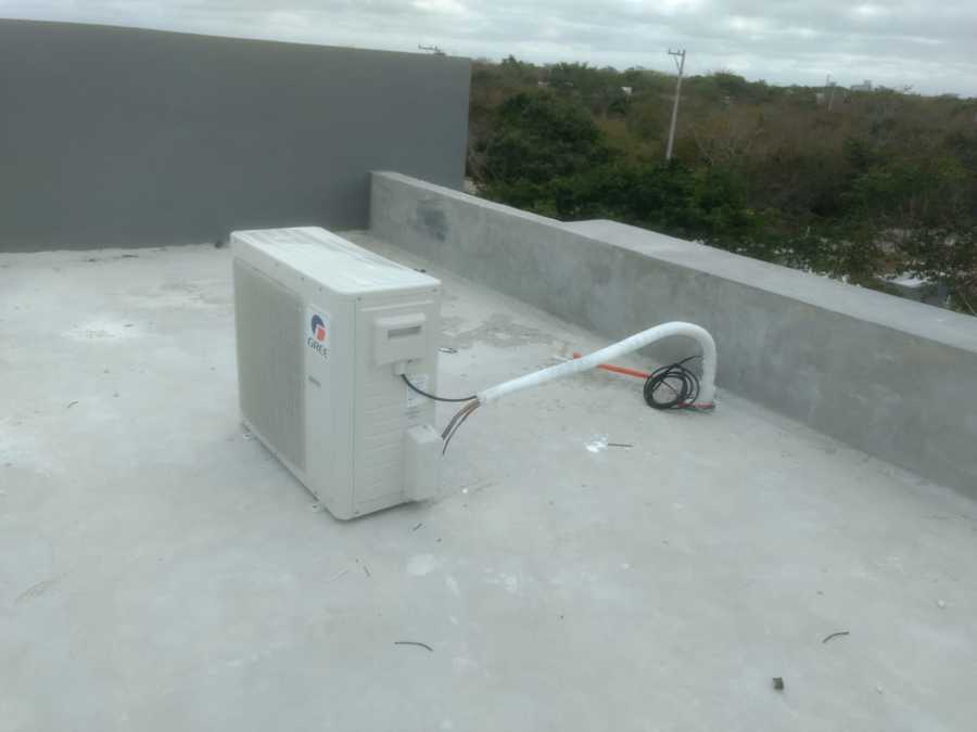 Instalación de equipos aire acondicionado.