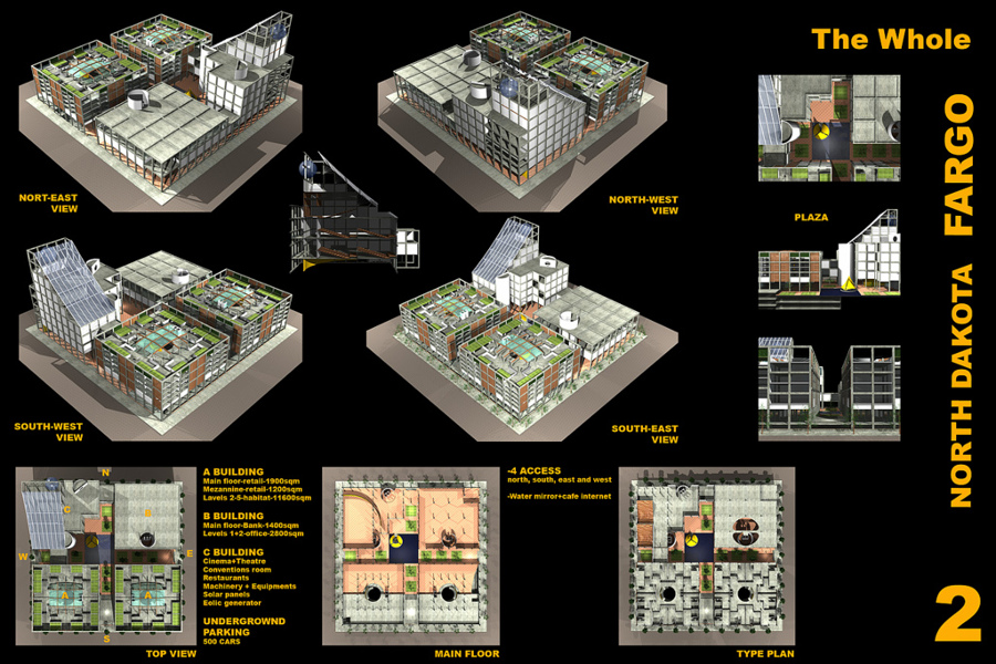 Concurso: Conjunto comercial y de oficinas