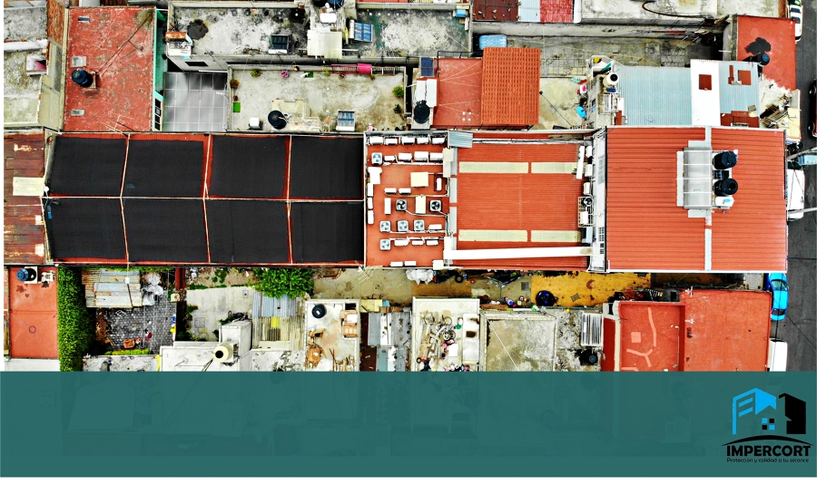 Impermeabilizante acrílico y prefabricado.