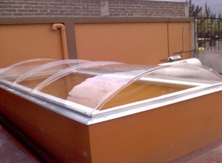 domo arco cañon acrilico