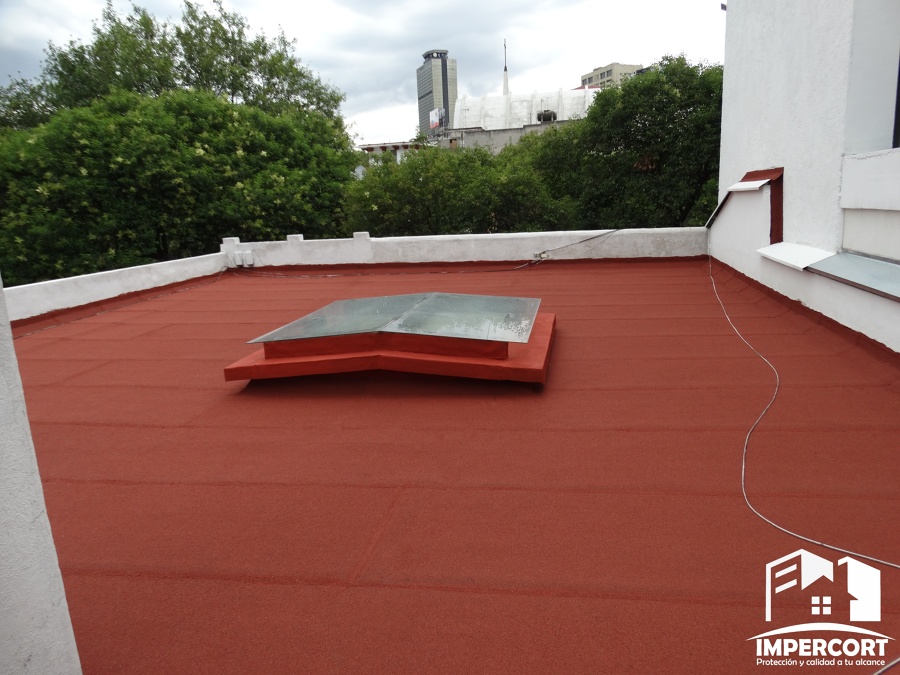 Impermeabilizante prefabricado 4.0 mm terracota.