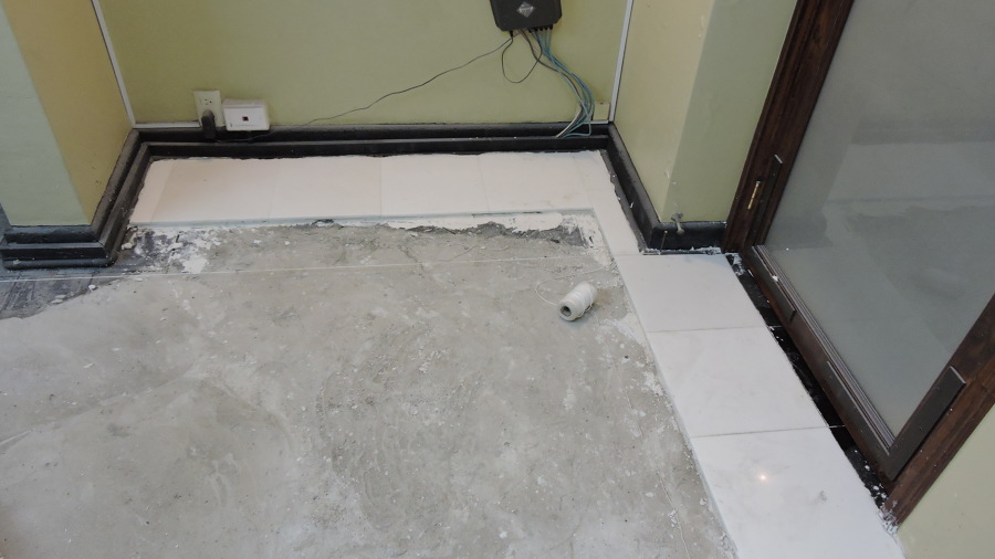 Realización de escuadra inicial para colocación