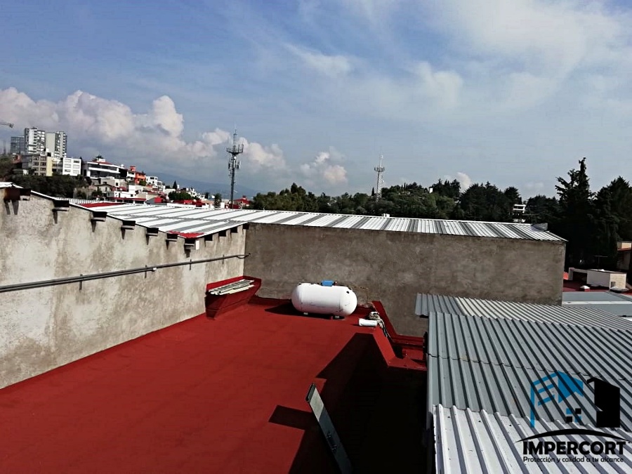 Membrana prefabricada 4.0 mm color rojo terracota