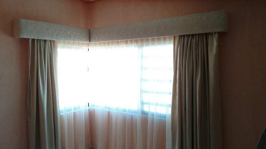 Cortinas dobles con galería