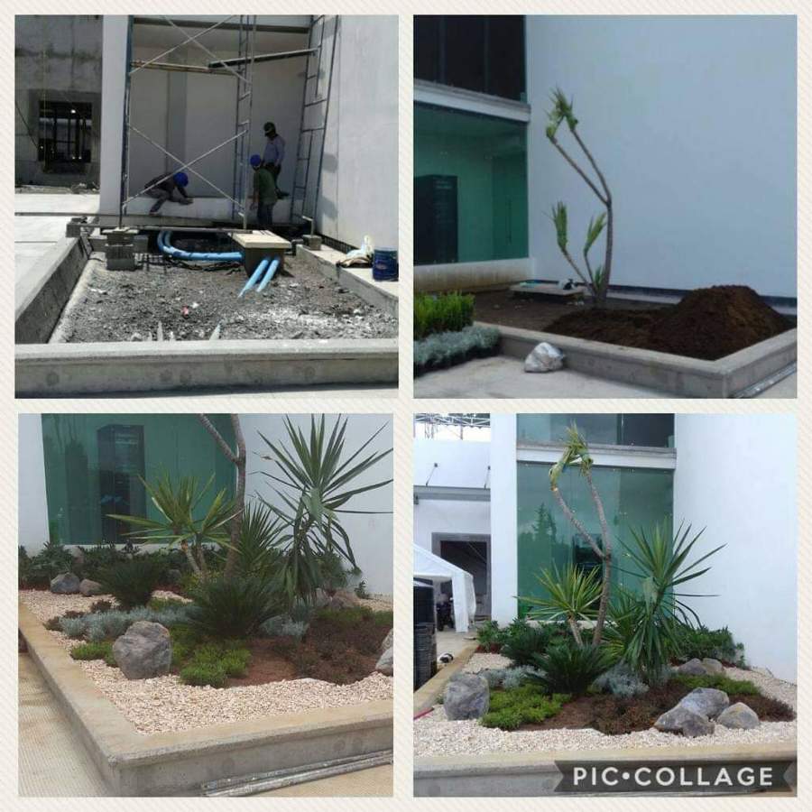 Cubo de elevador y vista