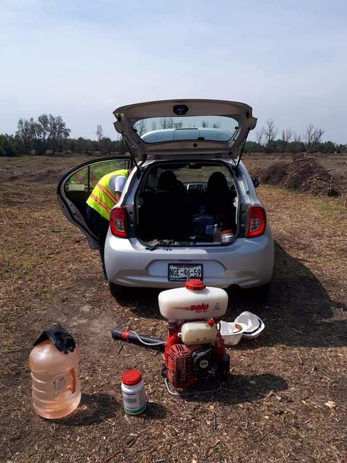 Control de arácnidos en campo abierto