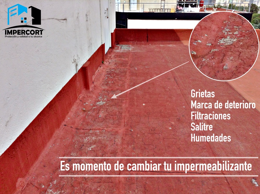 Es momento de cambiar tu impermeabilizante