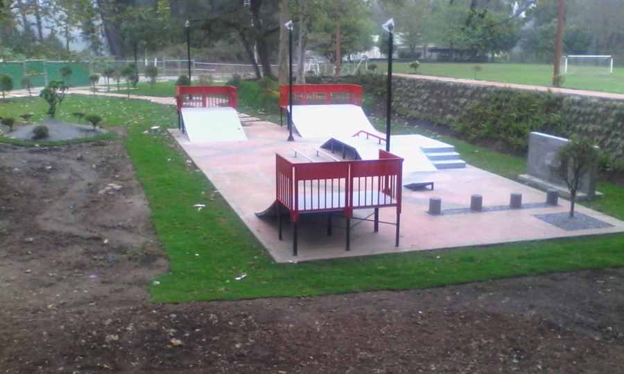 VISTA DE PISTAS DE PATINAJE