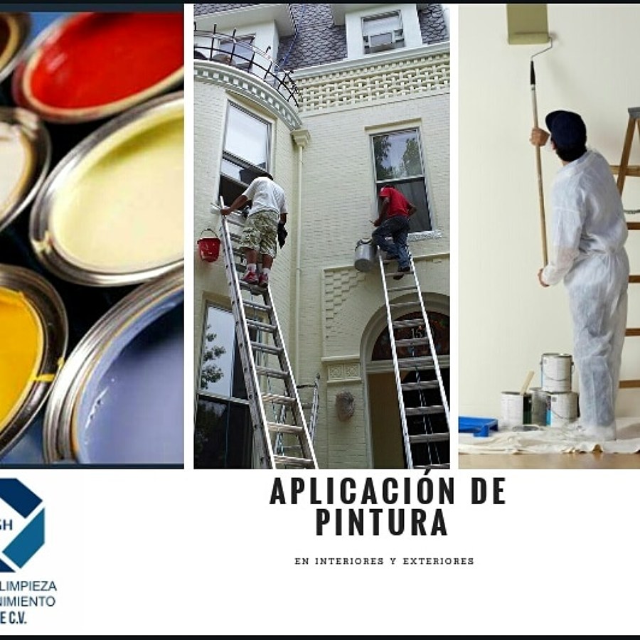 Aplicación de pintura en interiores y exteriores