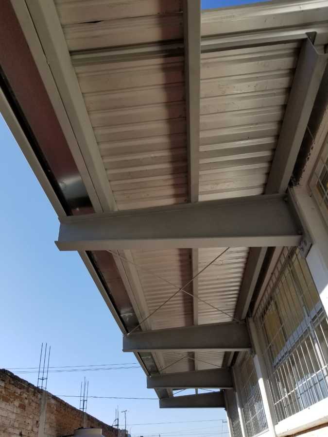 Montaje de Estructura viga IPR   para techado