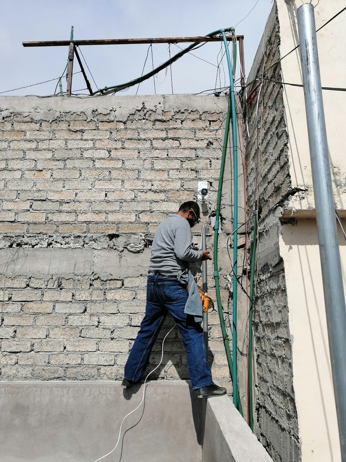 Cámara bullet 5MP en azotea