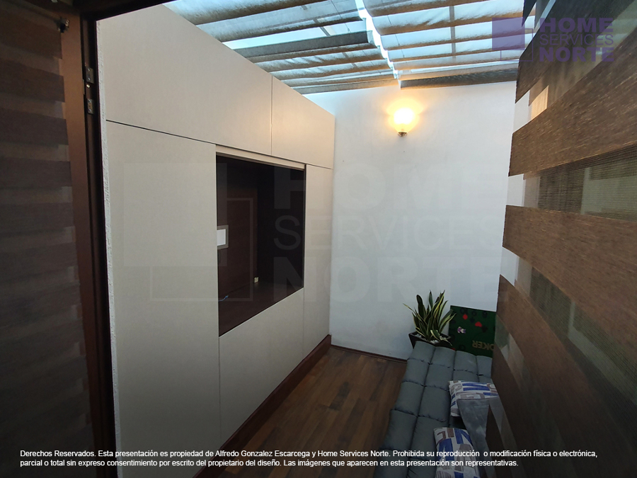 Módulo integral multifunción para sala de TV