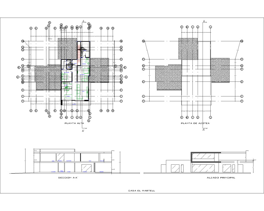 Casa Martell Proyecto Arquitectónico
