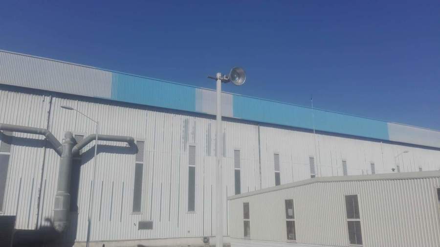 Aplicacion de pintura en faldon