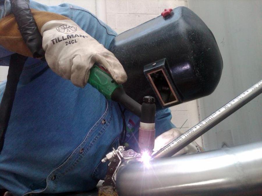 Soldadura de tuberia de acero inoxidable