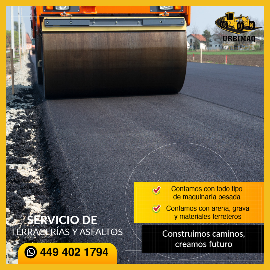 Servicio de terracerías y asfalto