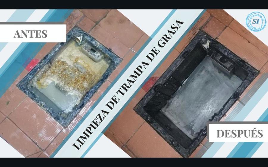Limpieza de trampas de grasa