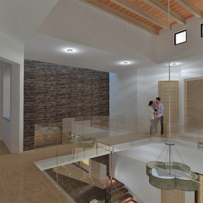 PASILLO HACIA DOBLE ALTURA