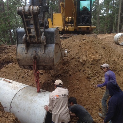 Construcción de alcantarillado pluvial