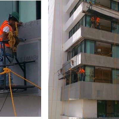 Remodelación de fachada Hotel en Cancun 
