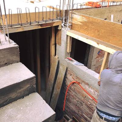 Preparación de cimbra