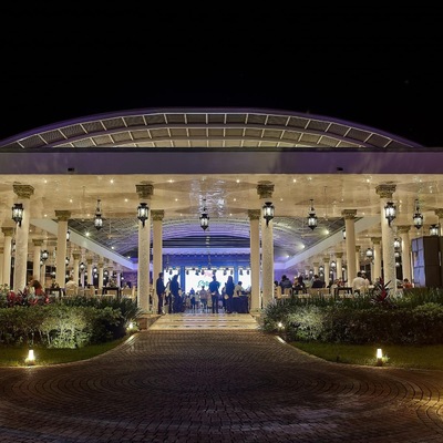 Explanada al aire libre Hacienda Santa Cruz Palomeque