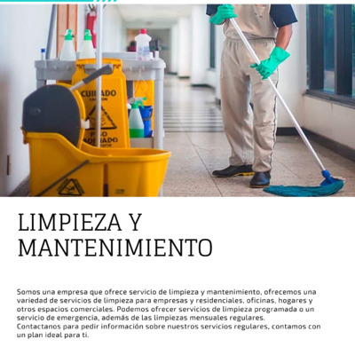 Limpieza & Mantenimiento