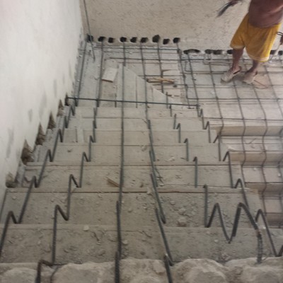 COLOCACION DE VARILLAS EN ESCALERA