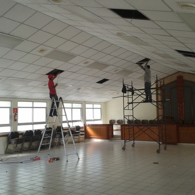 Colocación de falso plafon.