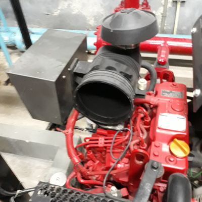 Servicio a bombas contra Incendio de Plaza La Roca