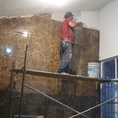 Instalación  de vitro muro