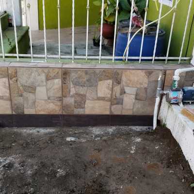 Forro en Azulejo rustico