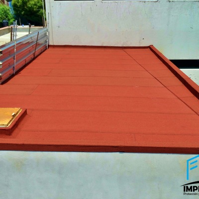 Impermeabilizante prefabricado 4.0 mm color rojo terracota