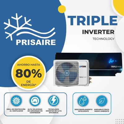 MINISPLIT YORK TRIPLE INVERTER