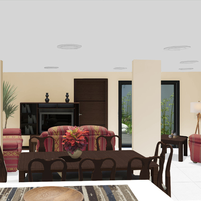 render estancia comedor
