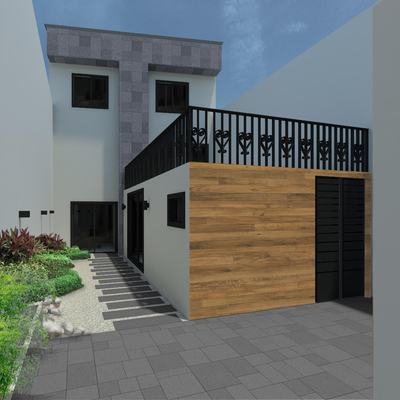 render fachada interior